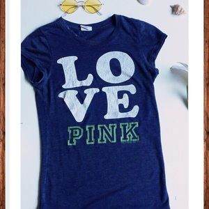 PINK Blue t shirt